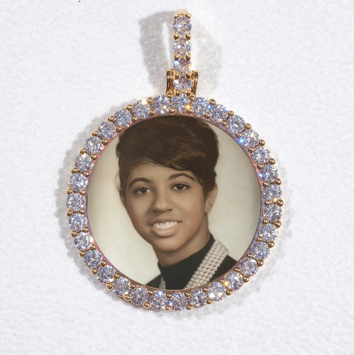 3D CIRCLE CUSTOM PICTURE PENDANT SMALL SIZE