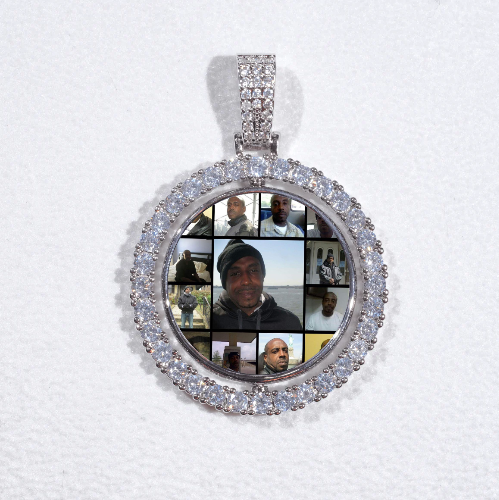 3D Spinning 2-Faced Custom Picture Pendant
