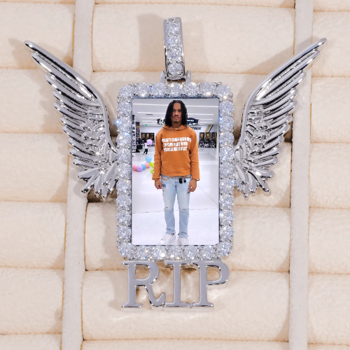 RIP WING 3D CUSTOM PICTURE PENDANT