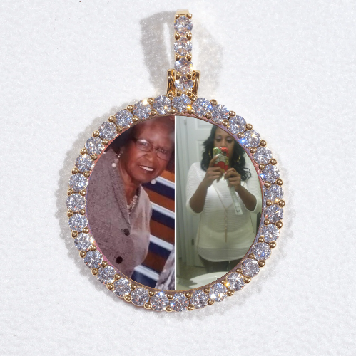 3D CIRCLE CUSTOM PICTURE PENDANT SMALL SIZE