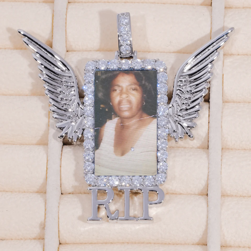 RIP WING 3D CUSTOM PICTURE PENDANT