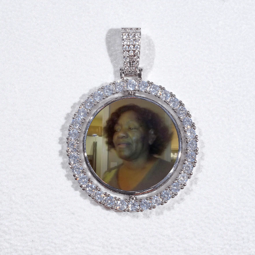 3D Spinning 2-Faced Custom Picture Pendant