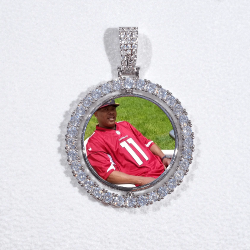3D Spinning 2-Faced Custom Picture Pendant