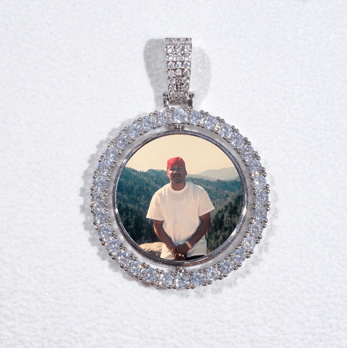 3D Spinning 2-Faced Custom Picture Pendant