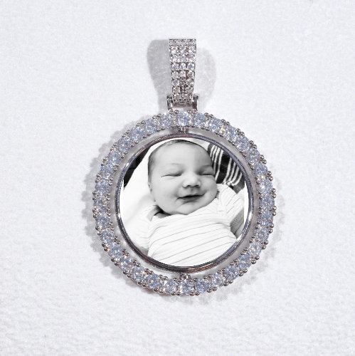 3D Spinning 2-Faced Custom Picture Pendant