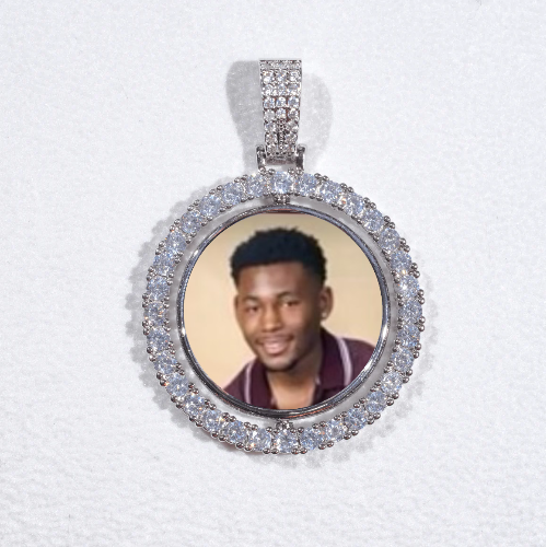 3D Spinning 2-Faced Custom Picture Pendant