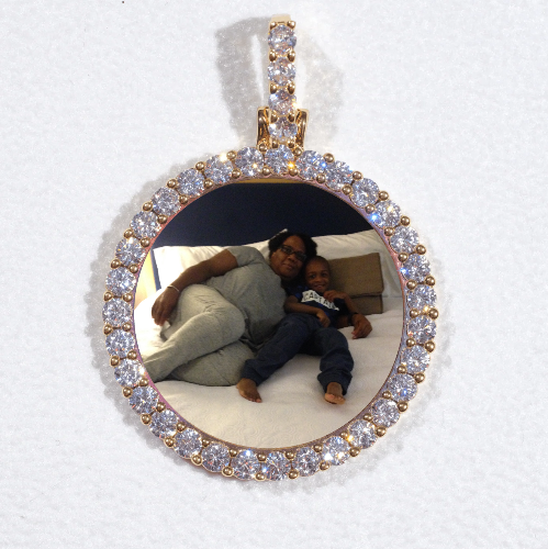 3D CIRCLE CUSTOM PICTURE PENDANT SMALL SIZE