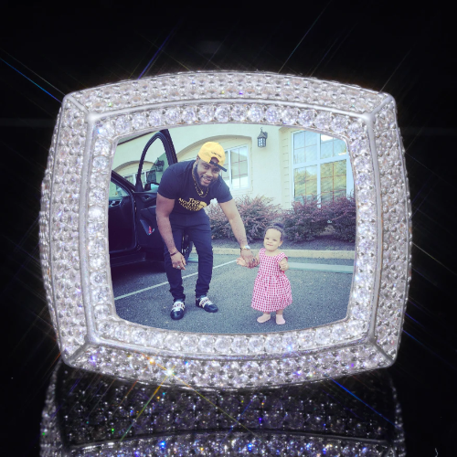 3D CUSTOM PICTURE ICED RING
