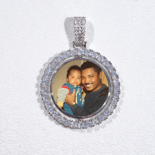 3D Spinning 2-Faced Custom Picture Pendant