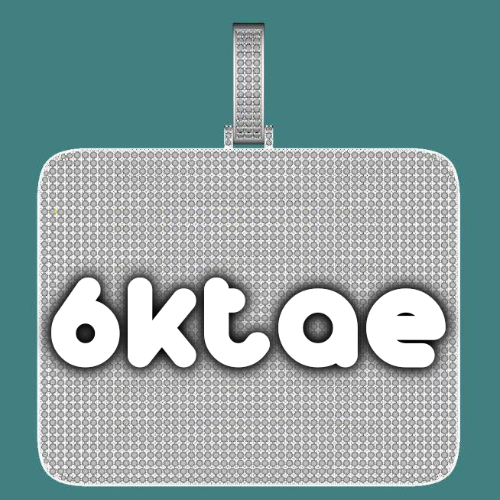 CUSTOM LETTER NECKLACE 3D BIG SQUARE