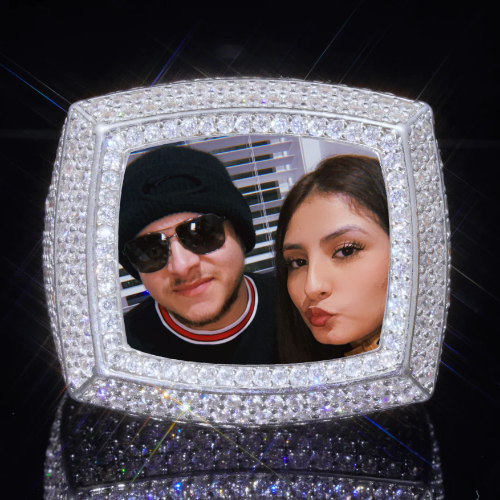 3D CUSTOM PICTURE ICED RING