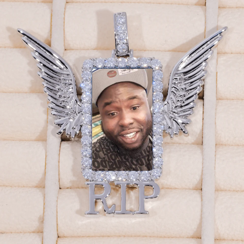 RIP WING 3D CUSTOM PICTURE PENDANT