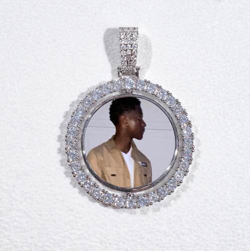 3D Spinning 2-Faced Custom Picture Pendant