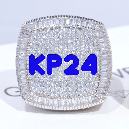 CUSTOM LETTER 3D ICED RING