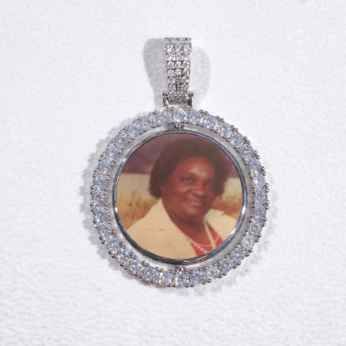 3D Spinning 2-Faced Custom Picture Pendant