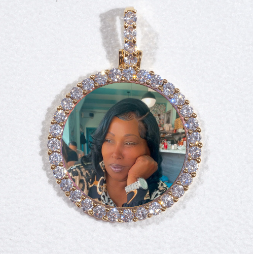 3D CIRCLE CUSTOM PICTURE PENDANT SMALL SIZE