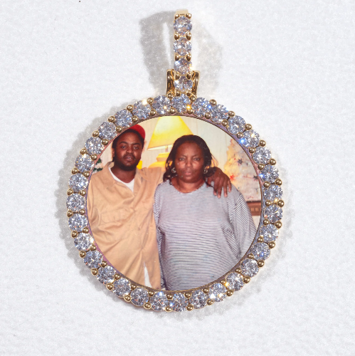 3D CIRCLE CUSTOM PICTURE PENDANT SMALL SIZE