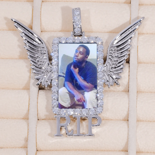 RIP WING 3D CUSTOM PICTURE PENDANT
