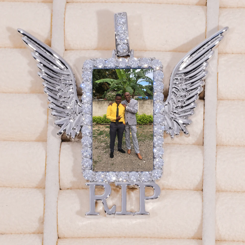 RIP WING 3D CUSTOM PICTURE PENDANT