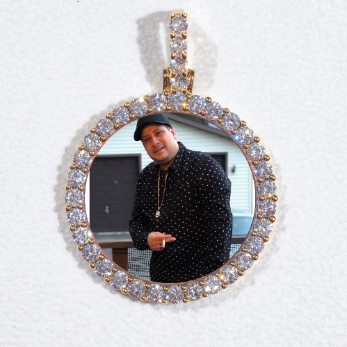 3D CIRCLE CUSTOM PICTURE PENDANT SMALL SIZE