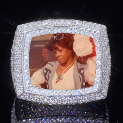 3D CUSTOM PICTURE ICED RING