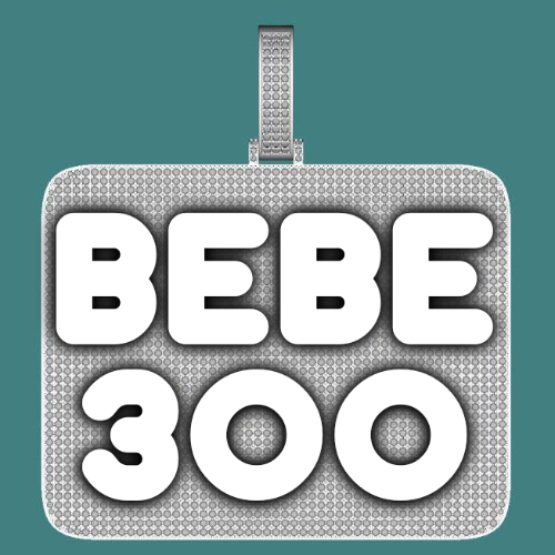 CUSTOM LETTER NECKLACE 3D BIG SQUARE