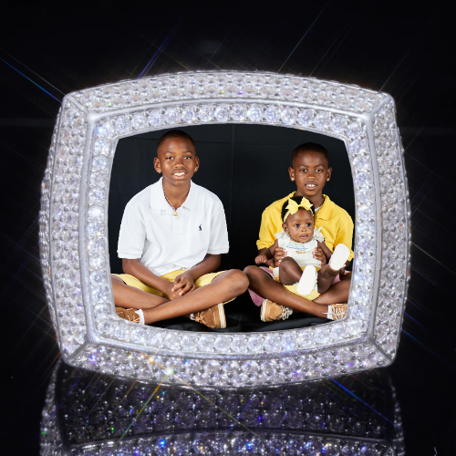 3D CUSTOM PICTURE ICED RING