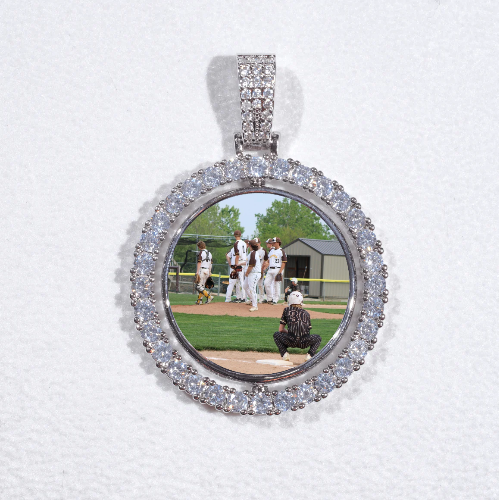 3D Spinning 2-Faced Custom Picture Pendant