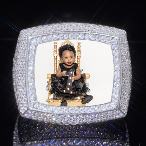 3D CUSTOM PICTURE ICED RING