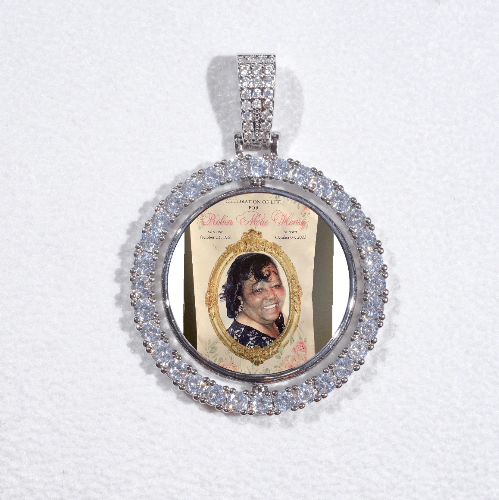 3D Spinning 2-Faced Custom Picture Pendant