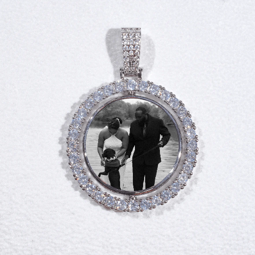 3D Spinning 2-Faced Custom Picture Pendant
