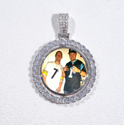 3D Spinning 2-Faced Custom Picture Pendant
