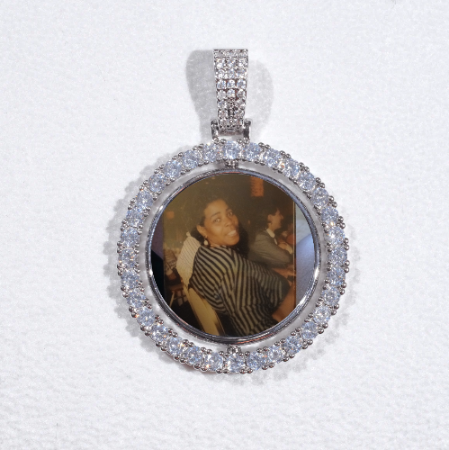 3D Spinning 2-Faced Custom Picture Pendant