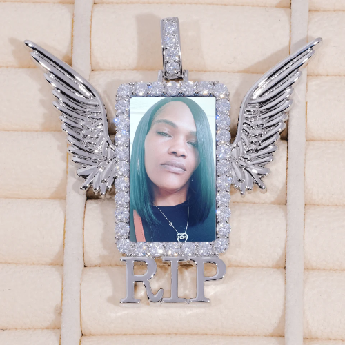 RIP WING 3D CUSTOM PICTURE PENDANT