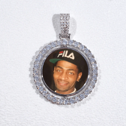 3D Spinning 2-Faced Custom Picture Pendant
