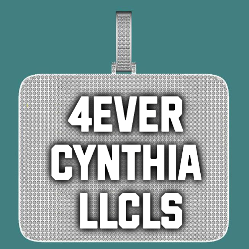 CUSTOM LETTER NECKLACE 3D BIG SQUARE
