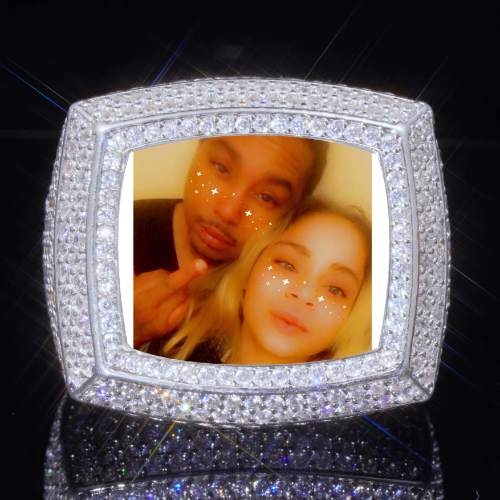 3D CUSTOM PICTURE ICED RING