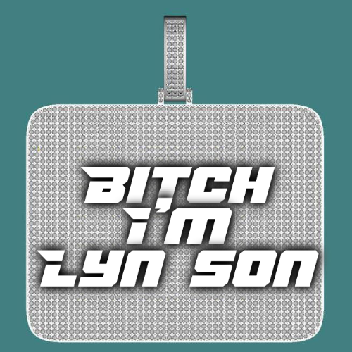 CUSTOM LETTER NECKLACE 3D BIG SQUARE