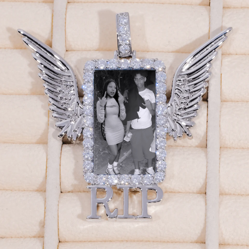 RIP WING 3D CUSTOM PICTURE PENDANT