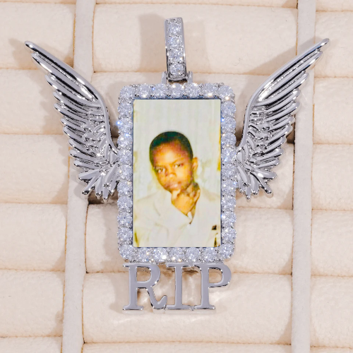 RIP WING 3D CUSTOM PICTURE PENDANT