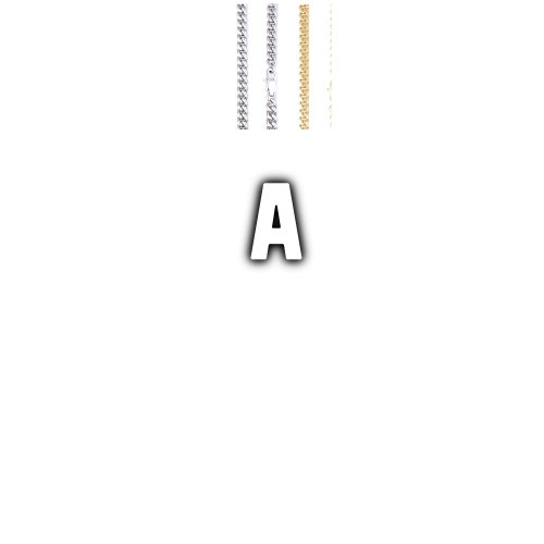 Custom Letters Baguette Two Layer Necklace