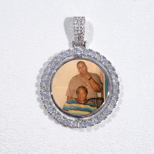 3D Spinning 2-Faced Custom Picture Pendant