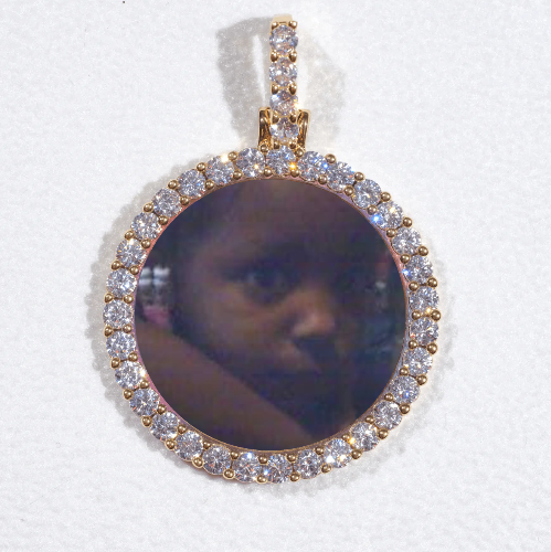 3D CIRCLE CUSTOM PICTURE PENDANT SMALL SIZE