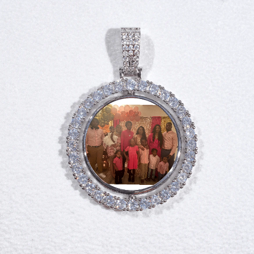 3D Spinning 2-Faced Custom Picture Pendant