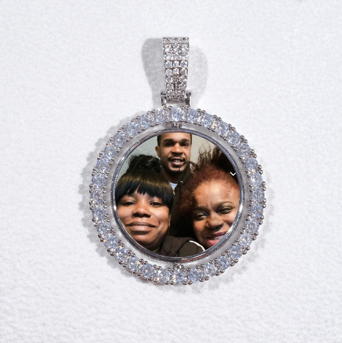 3D Spinning 2-Faced Custom Picture Pendant
