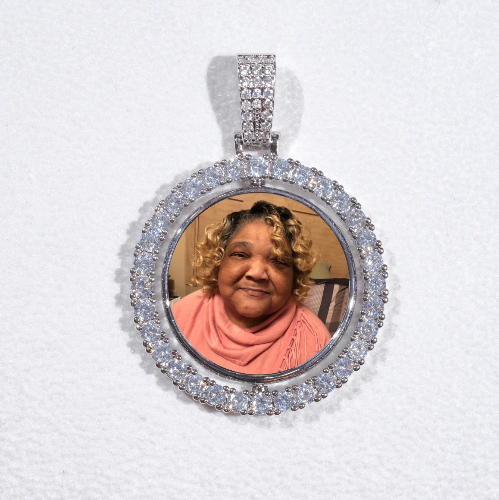 3D Spinning 2-Faced Custom Picture Pendant