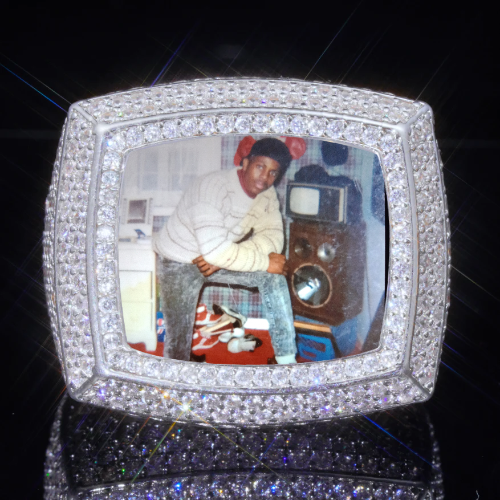 3D CUSTOM PICTURE ICED RING