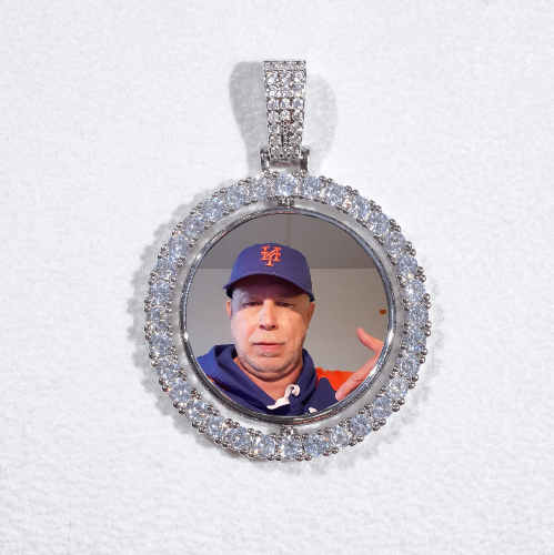 3D Spinning 2-Faced Custom Picture Pendant
