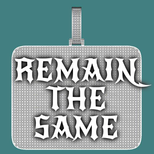 CUSTOM LETTER NECKLACE 3D BIG SQUARE