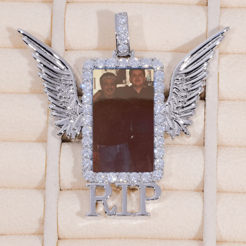 RIP WING 3D CUSTOM PICTURE PENDANT